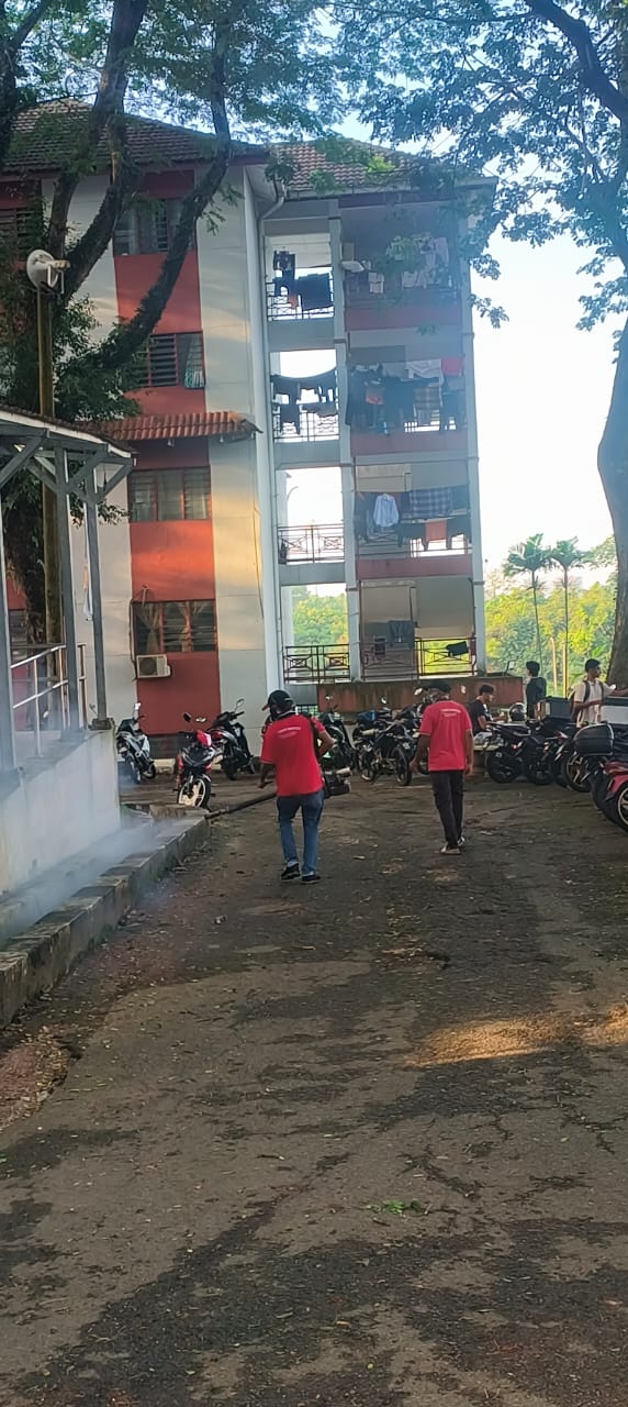 Compound fogging at residential apartment